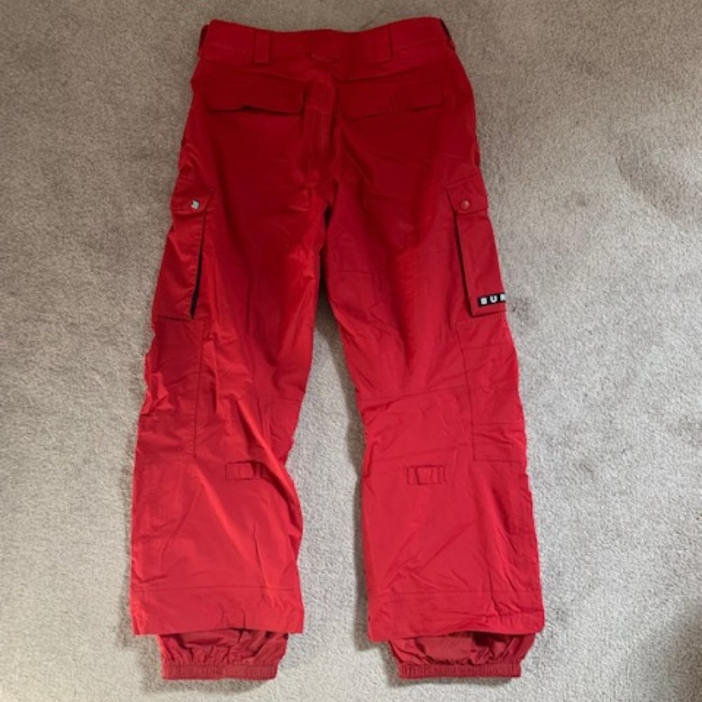 Burton Shell Snowboard Ski Pants Men, Red, size Medium